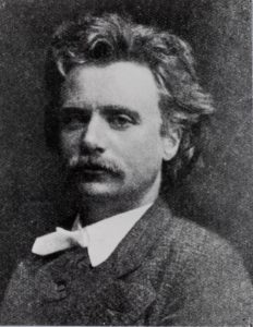 Edvard Grieg ca. 1870, two years after he composed his Piano Concerto.