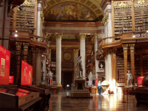 The Austrian Imperial Library, where Baron Gottfried van Swieten worked.